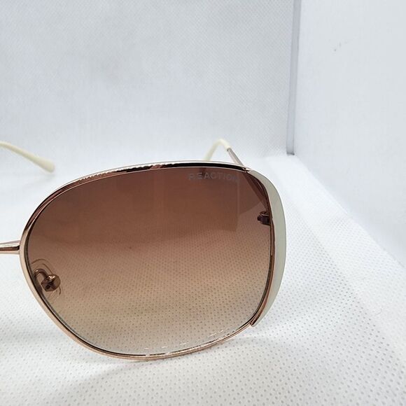 Kenneth Cole Reaction Gold & White Sunglasses - Picture 9 of 14